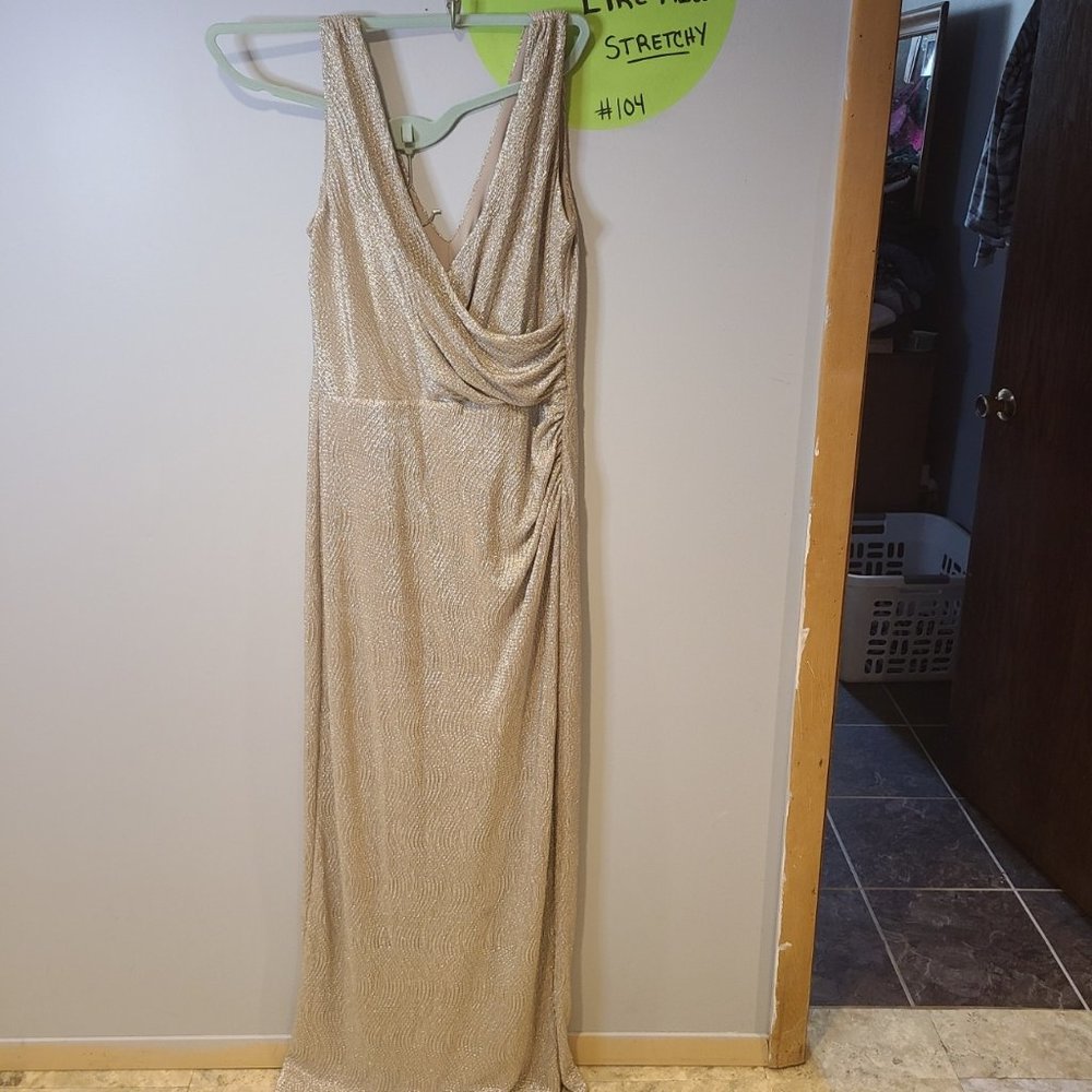 Gold Ralph Lauren Evening Gown